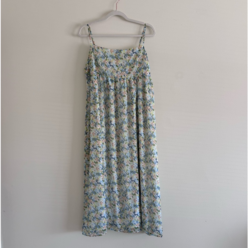 NWOT abercrombie and fitch babydoll floral print maxi dress